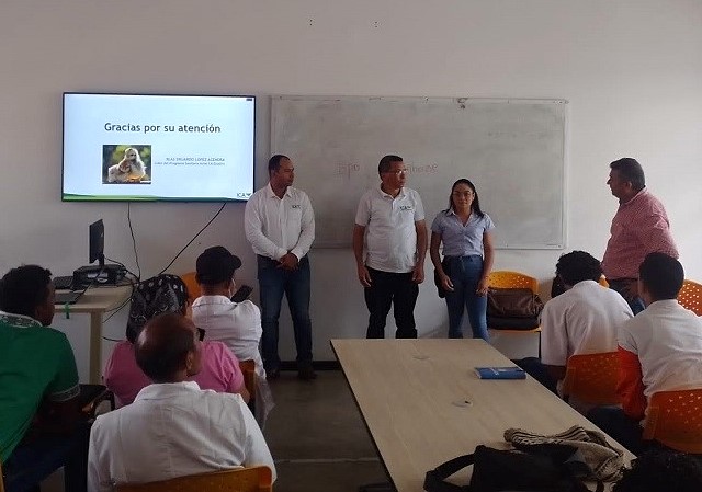 Jornada de educomunicación sobre enfermedades de control oficial a estudiantes del Sena en La Guajira