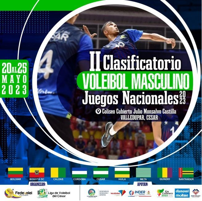 El Cesar le abre las puertas al II Clasificatorio a Juegos Nacionales de Voleibol Masculino