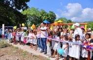 En la comunidad indígena arhuaca Ikarwa, Alcalde de Valledupar entregó parque de diversión y baterías sanitarias