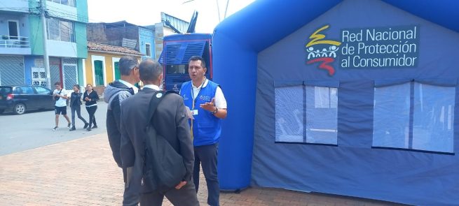 Director de la Red Nacional de Protección al Consumidor visita a El Copey y Bosconia, Cesar