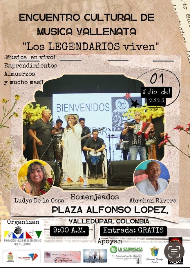 En dos días, en Valledupar, se realizará Encuentro Cultural de Adulto Mayor 'Los Legendarios Viven'