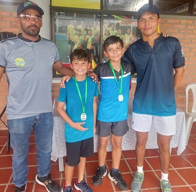 Tenistas cesarenses se coronaron campeones en torneo nacional, en Cartagena