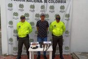 Cayó en Aguachica alias Chalo con anotaciones por porte de arma de fuego