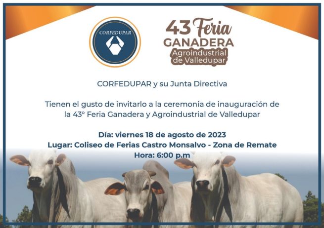 Feria Ganadera de Valledupar hará homenaje póstumo a destacados dirigentes del Cesar