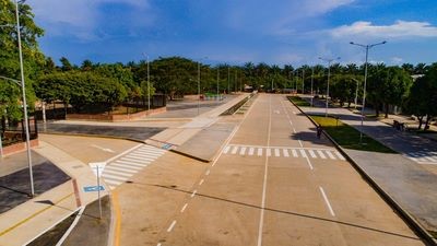 Con la nueva avenida, estudiantes ya pueden llegar con facilidad al colegio de los 450 años