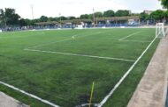 Cancha de fútbol del barrio Doce de Octubre de Valledupar, ya cuenta con nueva grama sintética