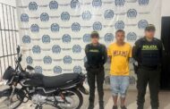 Lo hallan con moto hurtada en el barrio San Martín de Valledupar