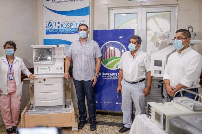 Llegan equipos de última tecnología al Hospital Rosario Pumarejo de López
