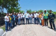 Entregan obras construidas por Juntas de Acción Comunal de Bosconia