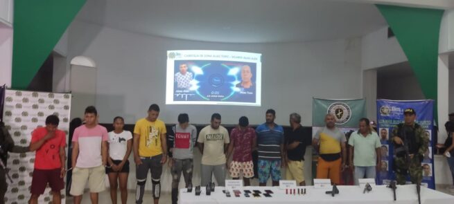 Capturados 11 presuntos extorsionistas en el Cesar