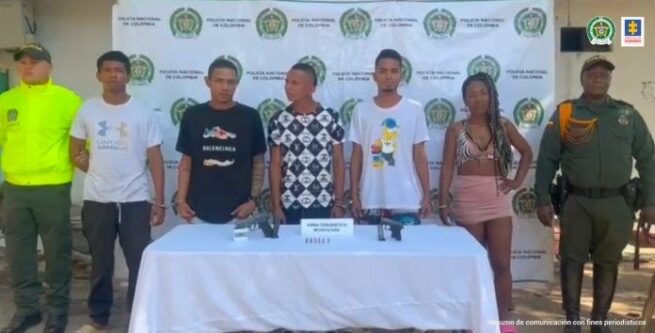 A la cárcel cinco presuntos integrantes de “Los Niquelados”, dedicados al hurto en Valledupar