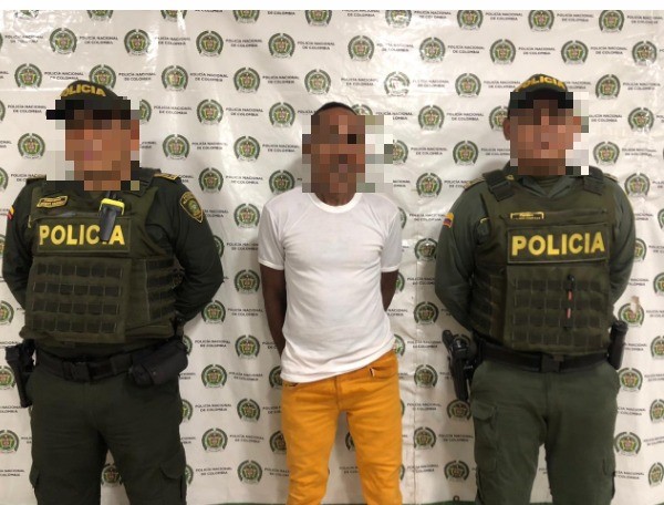 En Pelaya, Policía capturó a un hombre por el delito de hurto calificado