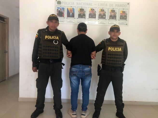 Por el delito de hurto, lo capturan en Valledupar; tenía orden judicial
