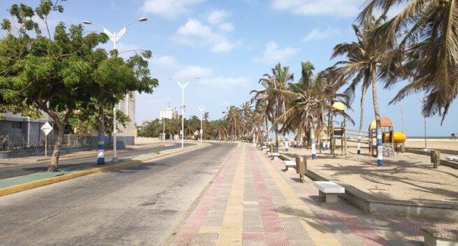 Se inician las obras de mejoramiento ambiental y paisajístico de la avenida La Marina de Riohacha