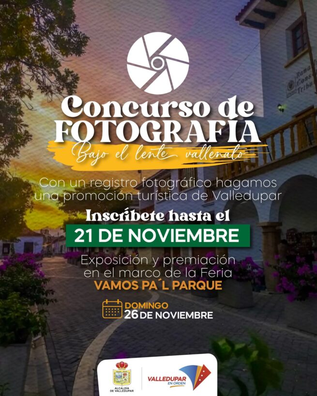 Abierta convocatoria del concurso de Fotografía “Bajo el lente vallenato”