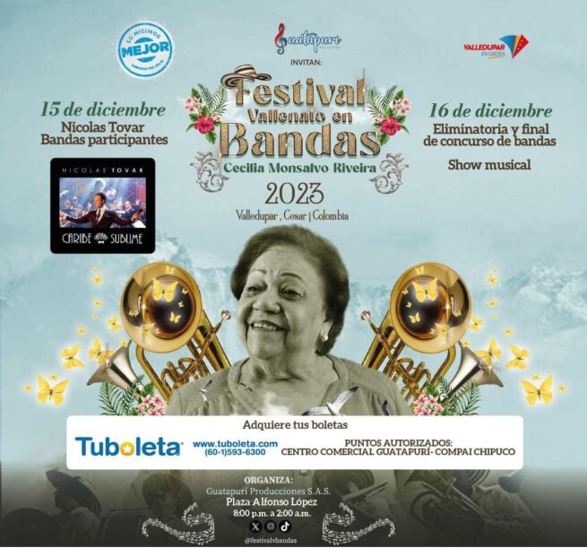 Valledupar, lista para el Festival Vallenato en Bandas