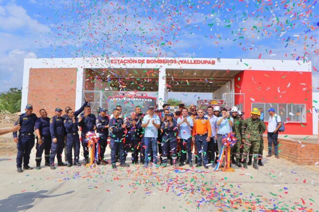 Alcalde entregó la infraestructura física de la nueva Estación de Bomberos de Valledupar