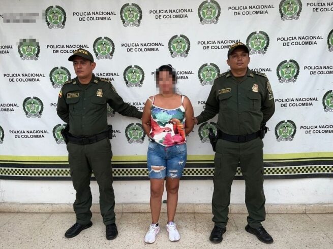 Cayó mujer en Aguachica por los delitos de concierto para delinquir y extorsión agravada