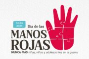 Día de las Manos Rojas: por un mundo donde la infancia no sea reclutada para la guerra
