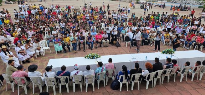 Icbf presente en acto solemne de duelo colectivo por muerte de cinco niños yukpa