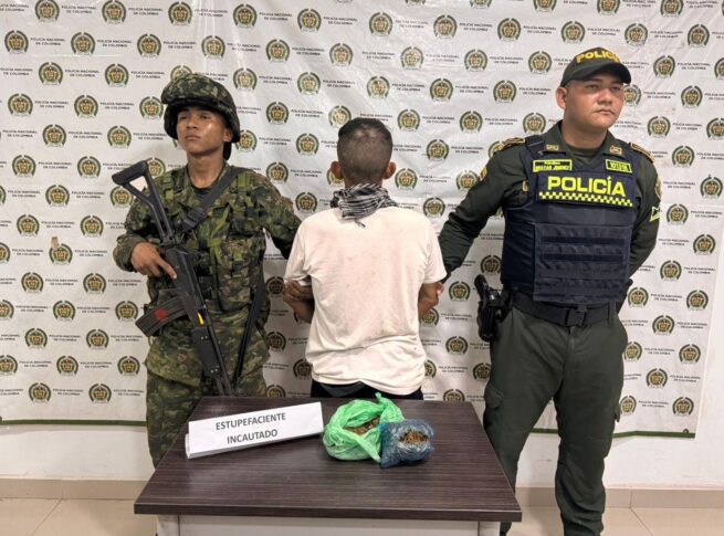 Con marihuana capturado hombre en Pelaya