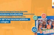 Contraloría lanza Escuela de Contralores Estudiantiles, para “poner ojo” a los recursos públicos en los colegios