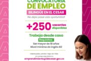 Gobernación del Cesar a través de Idecesar oferta más de 250 vacantes bilingües