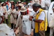 Ayuda humanitaria para la población wiwa confinada en estribaciones de la Sierra Nevada de Santa Marta