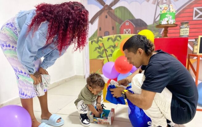 Joven del sistema de responsabilidad penal le celebra a su hijo el primer cumpleaños