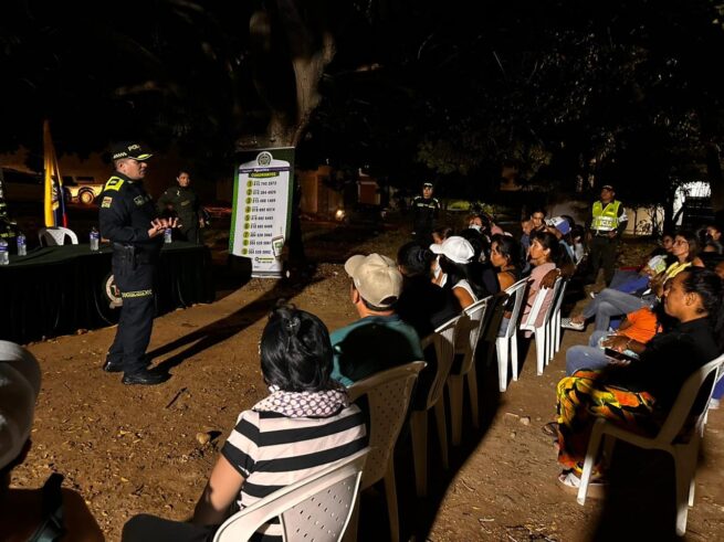 Inaugurado Frente de Seguridad en el barrio Villa Country, de Aguachica