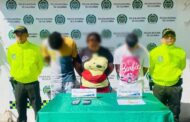 Tres capturados en Codazzi con base de coca