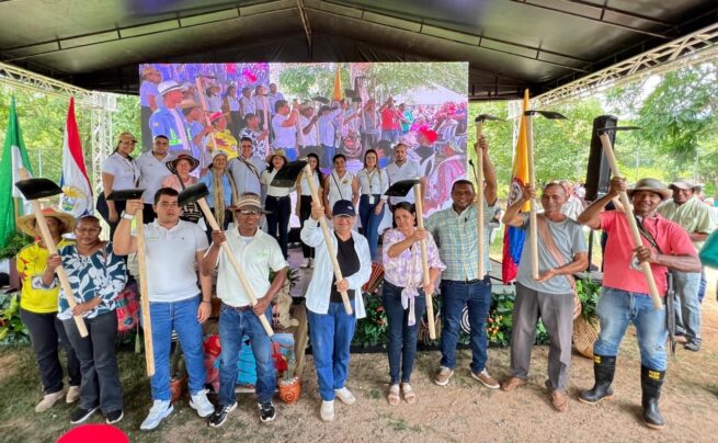 162 hectáreas de tierras benefician a familias campesinas en Fonseca