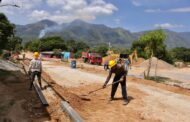 Así avanza la construcción de la vía al balneario La Mina