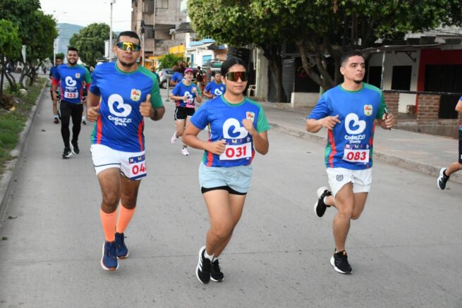 Más de 500 personas participaron en la carrera Codazzi bonito organizada por Comfacesar y la Alcaldía