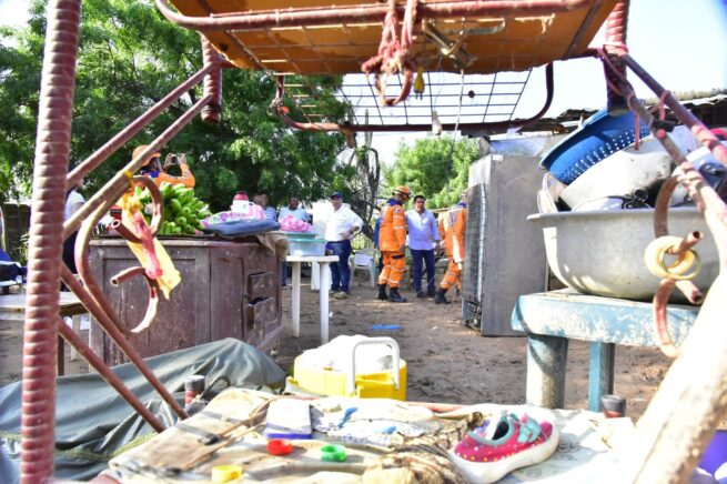 Alcaldía de Valledupar anunció medidas para atender familias afectadas por vendaval en Guacoche