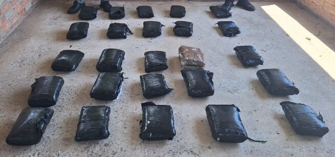En vías del Cesar, capturados dos hombres con 25 mil gramos de marihuana