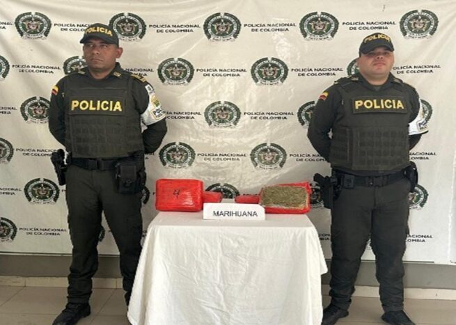 La Polfa evitó el ingreso a Bosconia de más de 4 kilos de marihuana