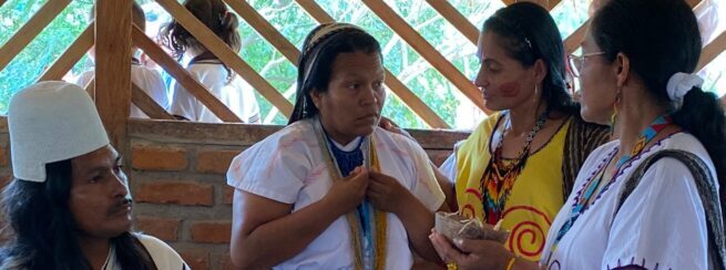 En ETCR de Manaure, firmantes de paz con pertenencia étnica, bautizaron casas de encuentro