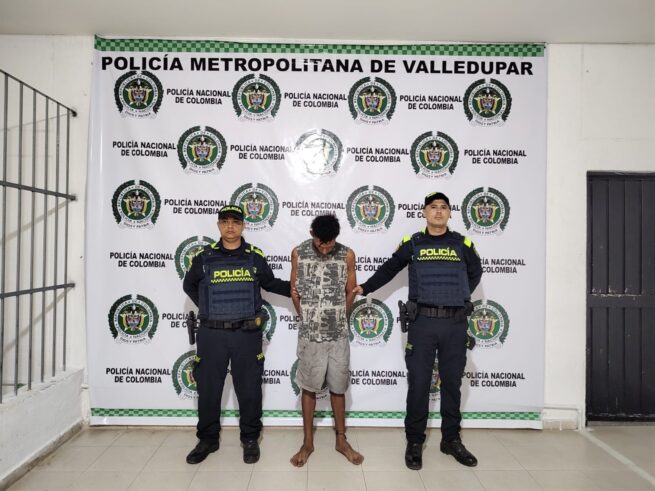 Por orden judicial, capturado hombre en Valledupar, sindicado de hurto calificado y agravado