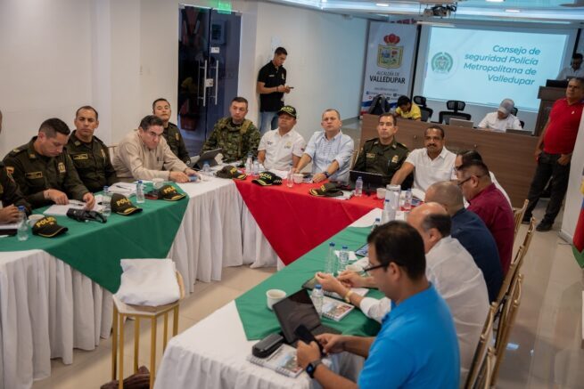 Luego de un Consejo de Seguridad, reforzarán medidas de seguridad en varias zonas del Cesar