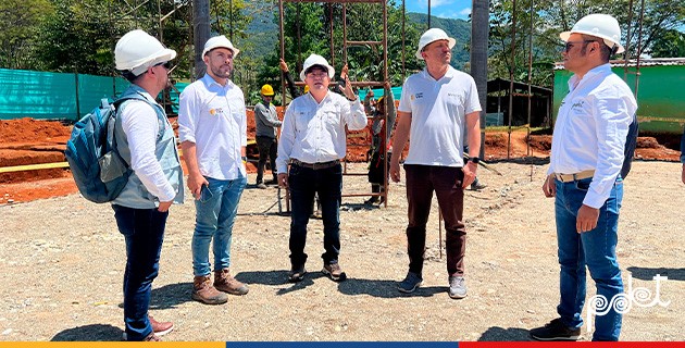 Avanza la construcción del polideportivo en la vereda La Guajira, Mesetas