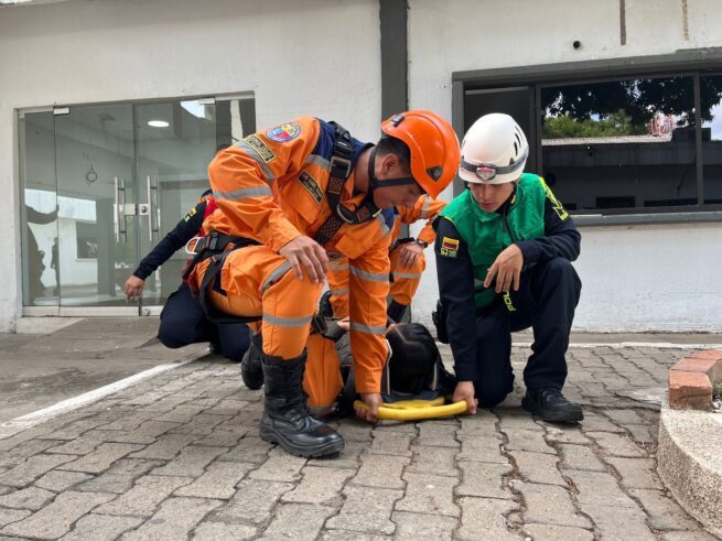 Policía Cesar participó en el Simulacro Nacional de Respuesta a Emergencias