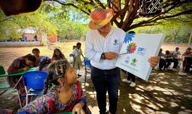 Cuidar el agua y la tierra es esencial para seguir creando: niñez wayúu