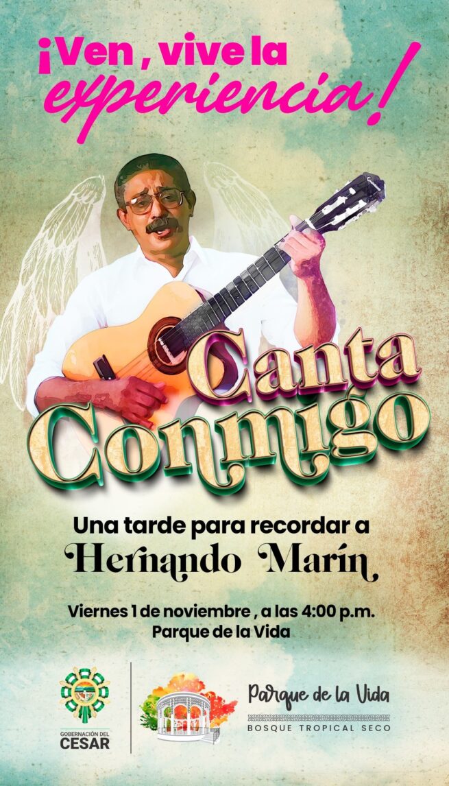 'Canta Conmigo' para recordar a Hernando Marín en el Parque de la Vida