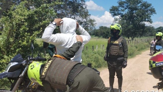 El Grupo de Carabineros motorizados refuerza la seguridad en las veredas de Bosconia