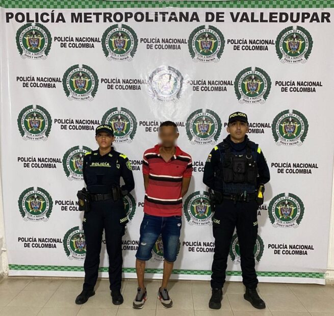 Lo capturan en Valledupar violencia intrafamiliar agravada