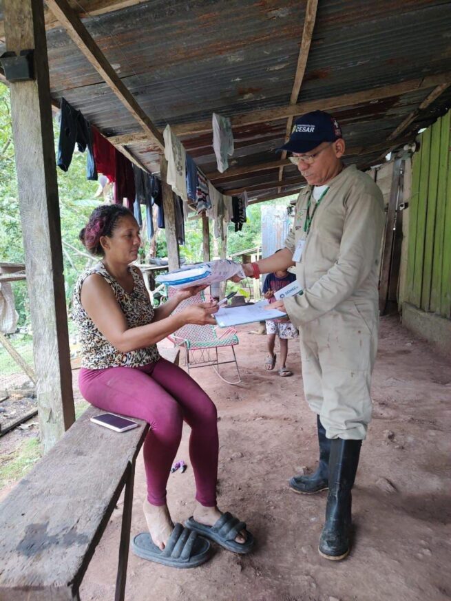 Toman acciones para controlar brote de leishmaniasis en veredas de Agustín Codazzi y La Paz