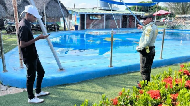 Sitios turísticos en La Loma, Cesar, fueron inspeccionados por la Policía