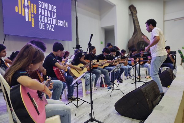 Se cierran las primeras 28 muestras artísticas de Sonidos para la Construcción de Paz en el nororiente del país