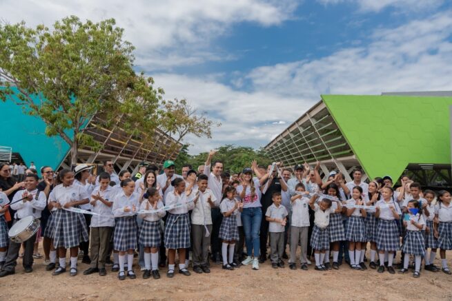 En La Gloria, gobernadora del Cesar inauguró varias obras